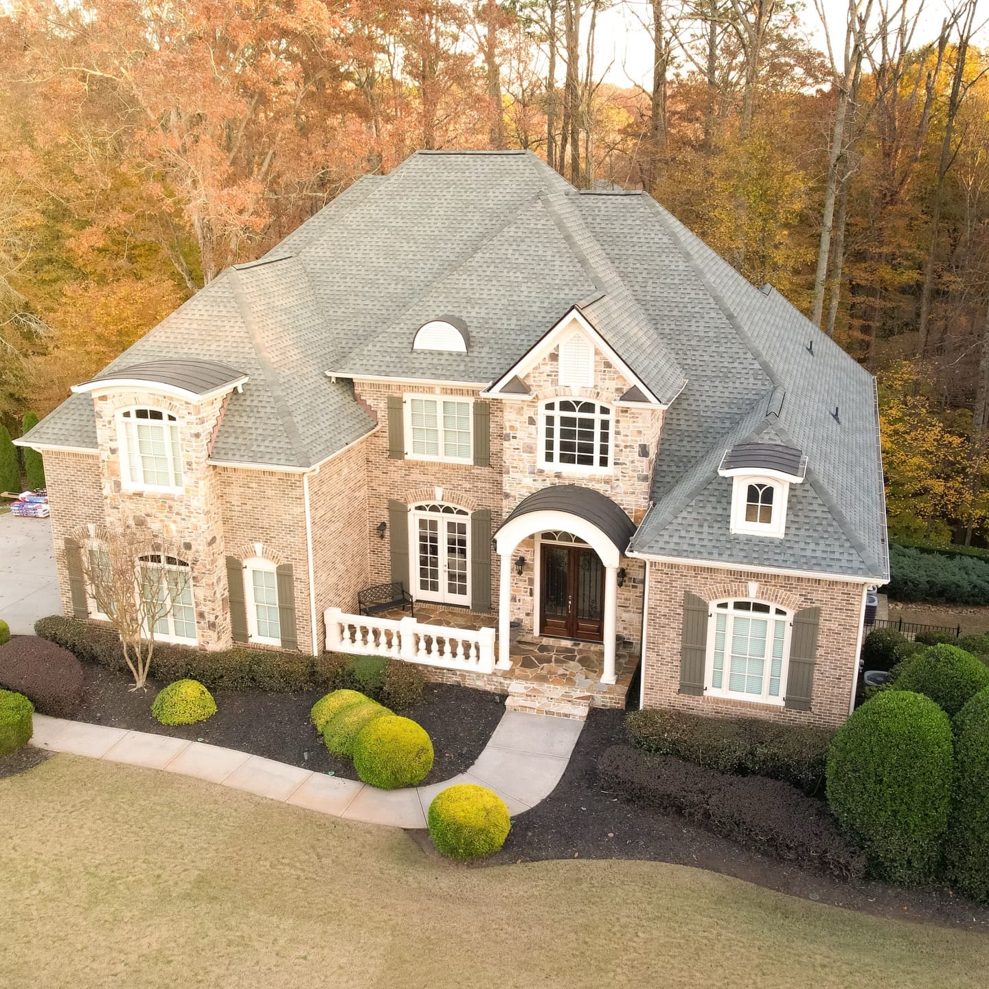 Modern medical office with well‑maintained roofing