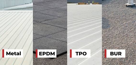 Commercial roof types
