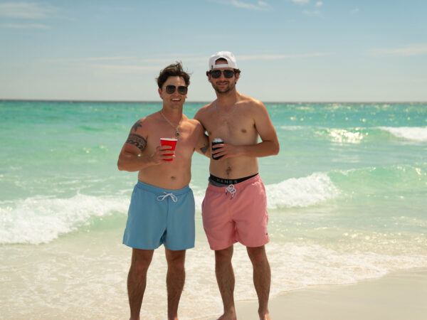 Top Sales Beach Trip 2026 – 07 Two Transcend team members on the beach